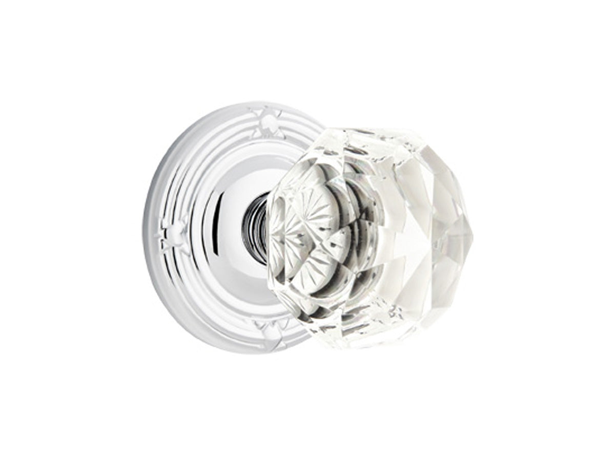Emtek Diamond Crystal Knob Polished Chrome US26