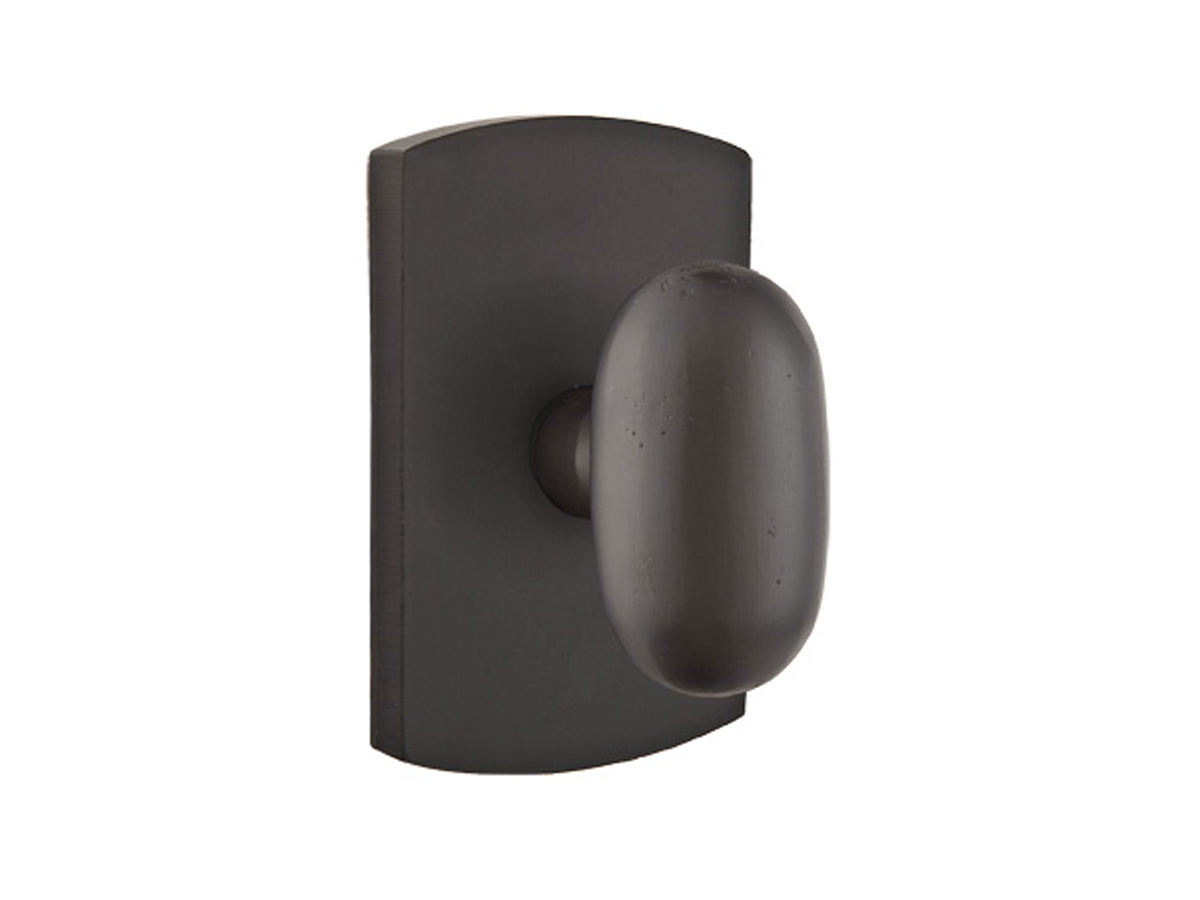 Emtek Egg Knob Flat Black Bronze Patina FB