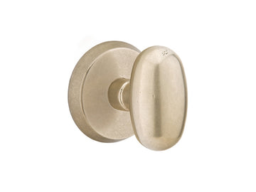 Emtek Egg Knob Tumbled White Bronze TWB