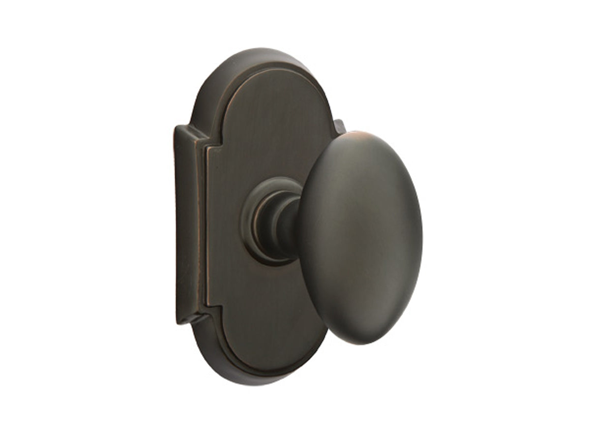 Emtek Egg Brass Knob Oil Rubbed Bronze US10B