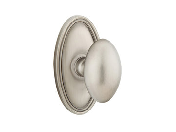 Emtek Egg Brass Knob Pewter US15A