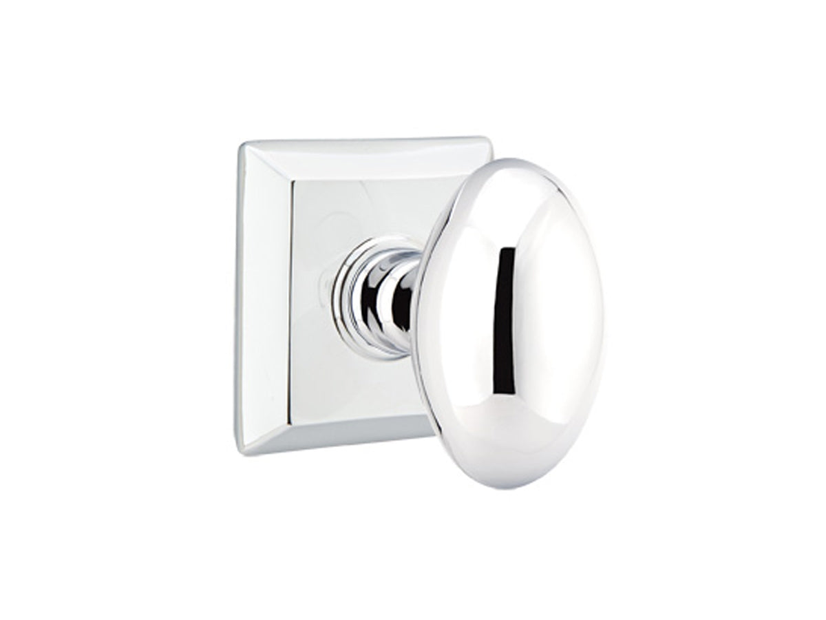 Emtek Egg Brass Knob Polished Chrome US26