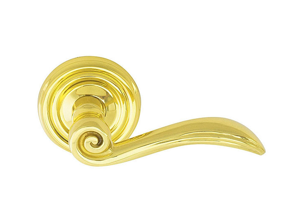 Emtek Elan Lever Polished Brass US3