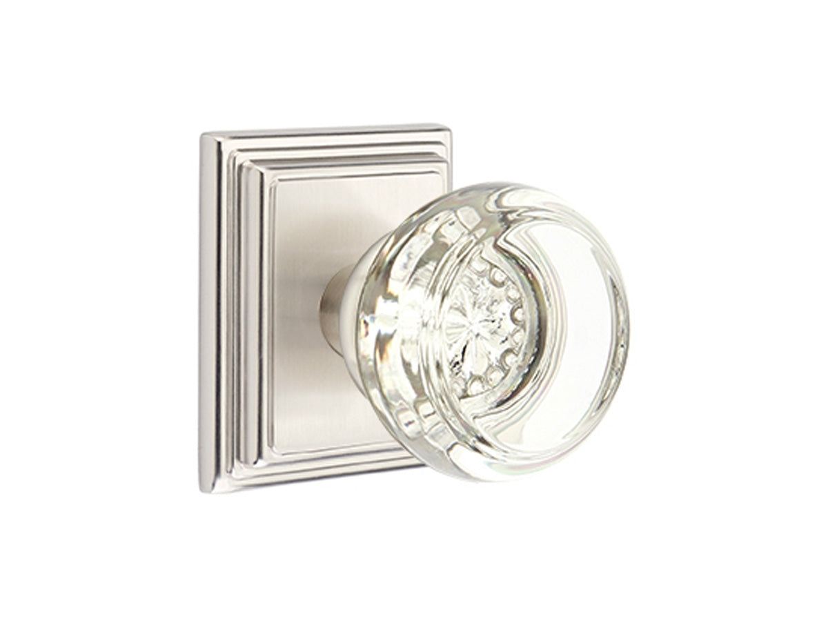 Emtek Georgetown Crystal Knob Satin Nickel US15