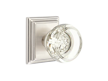 Emtek Georgetown Crystal Knob Satin Nickel US15