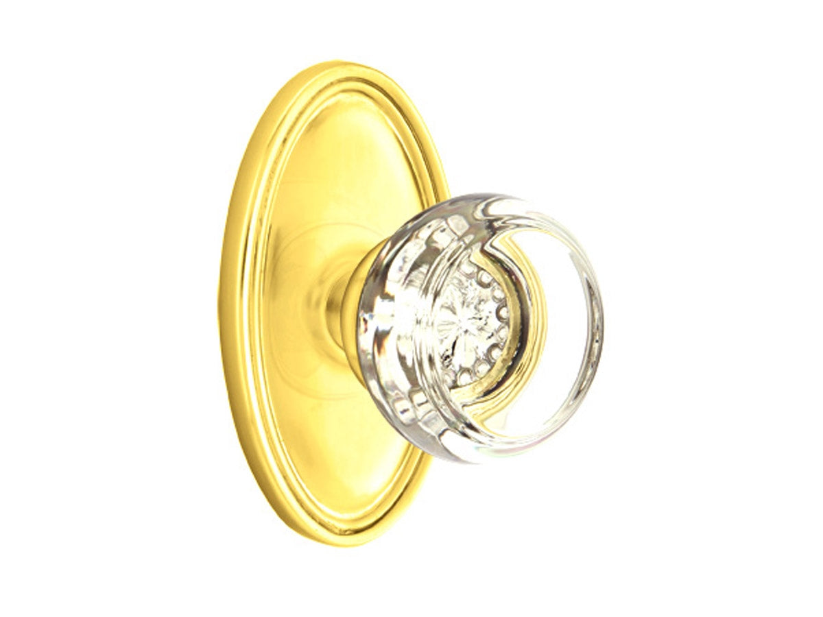 Emtek Georgetown Crystal Knob Polished Brass US3