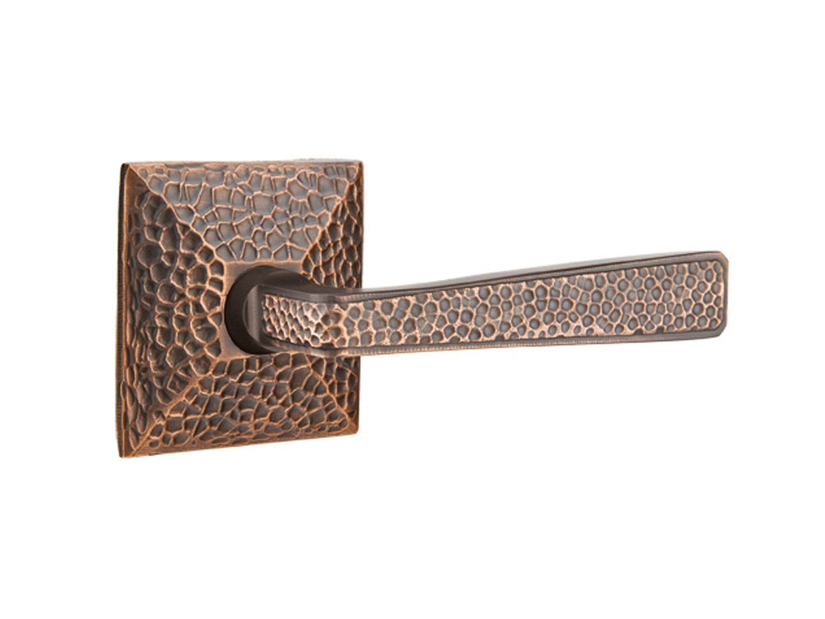 Emtek Hammered Lever Oil Rubbed Bronze US10B