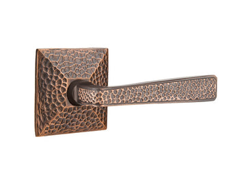 Emtek Hammered Lever Oil Rubbed Bronze US10B