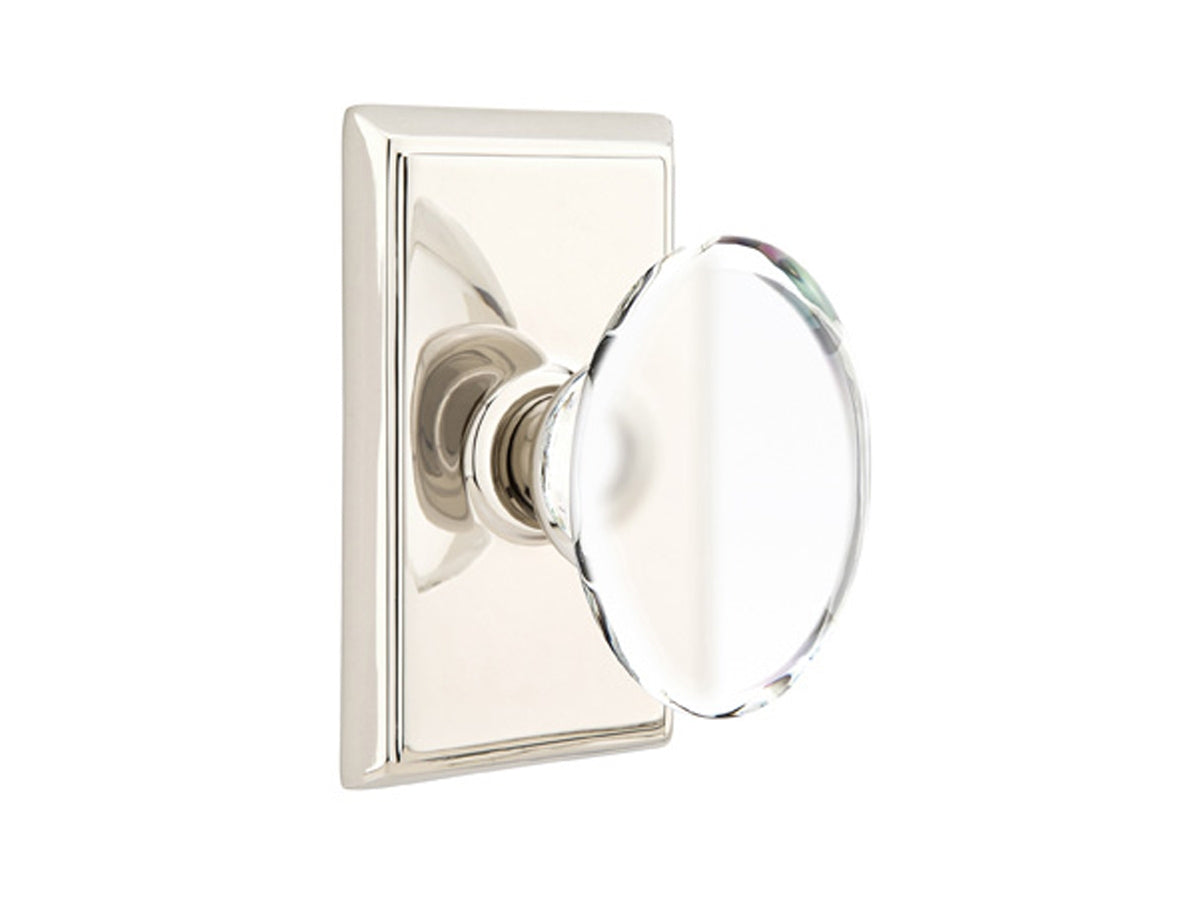 Emtek Hampton Crystal Knob Polished Nickel US14