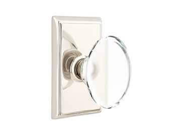 Emtek Hampton Crystal Knob Polished Nickel US14
