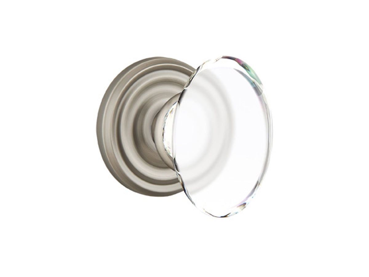 Emtek Hampton Crystal Knob Pewter US15A