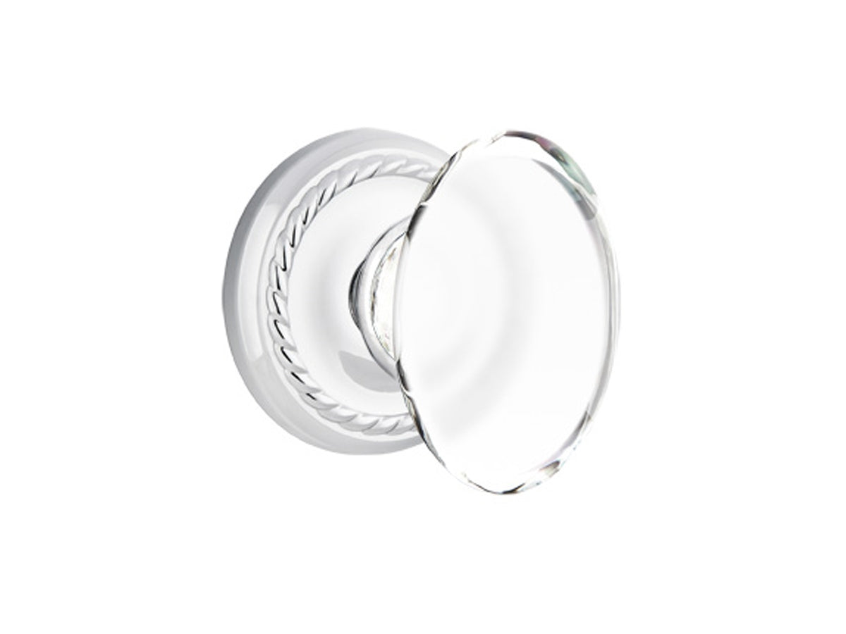 Emtek Hampton Crystal Knob Polished Chrome US26