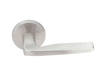 Emtek Hermes Lever Brushed Stainless Steel
