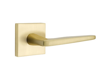 Emtek Hermes Brass Lever Satin Brass US4