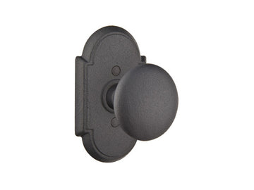 Emtek Jamestown Knob Flat Black Steel FBS