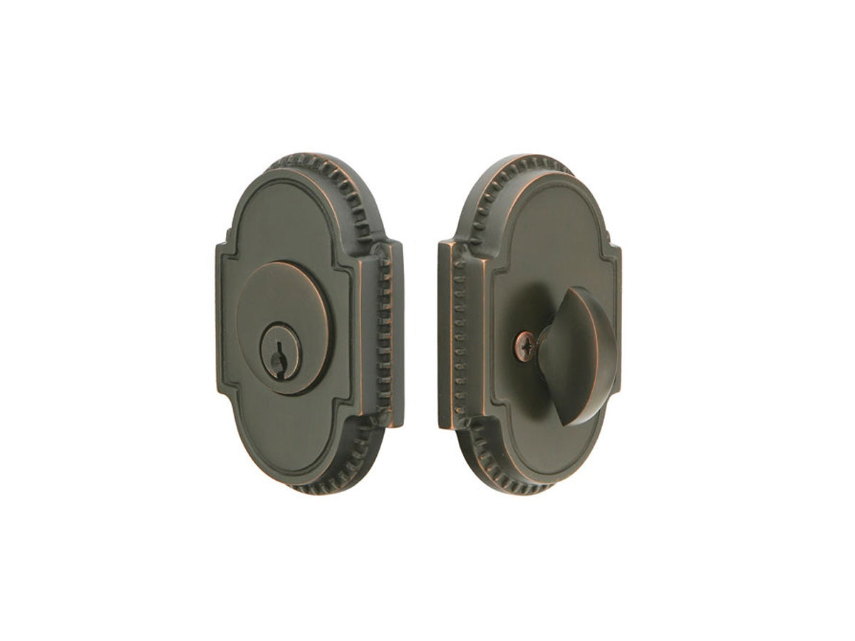 Emtek Brass Knoxville Deadbolt Oil Rubbed Bronze US10B