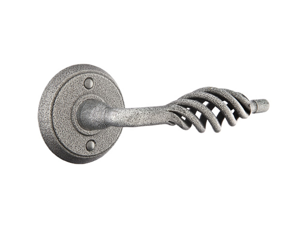 Emtek Lafayette Lever Satin Steel SWS