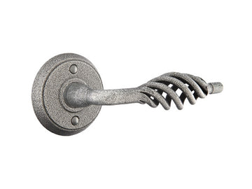 Emtek Lafayette Lever Satin Steel SWS