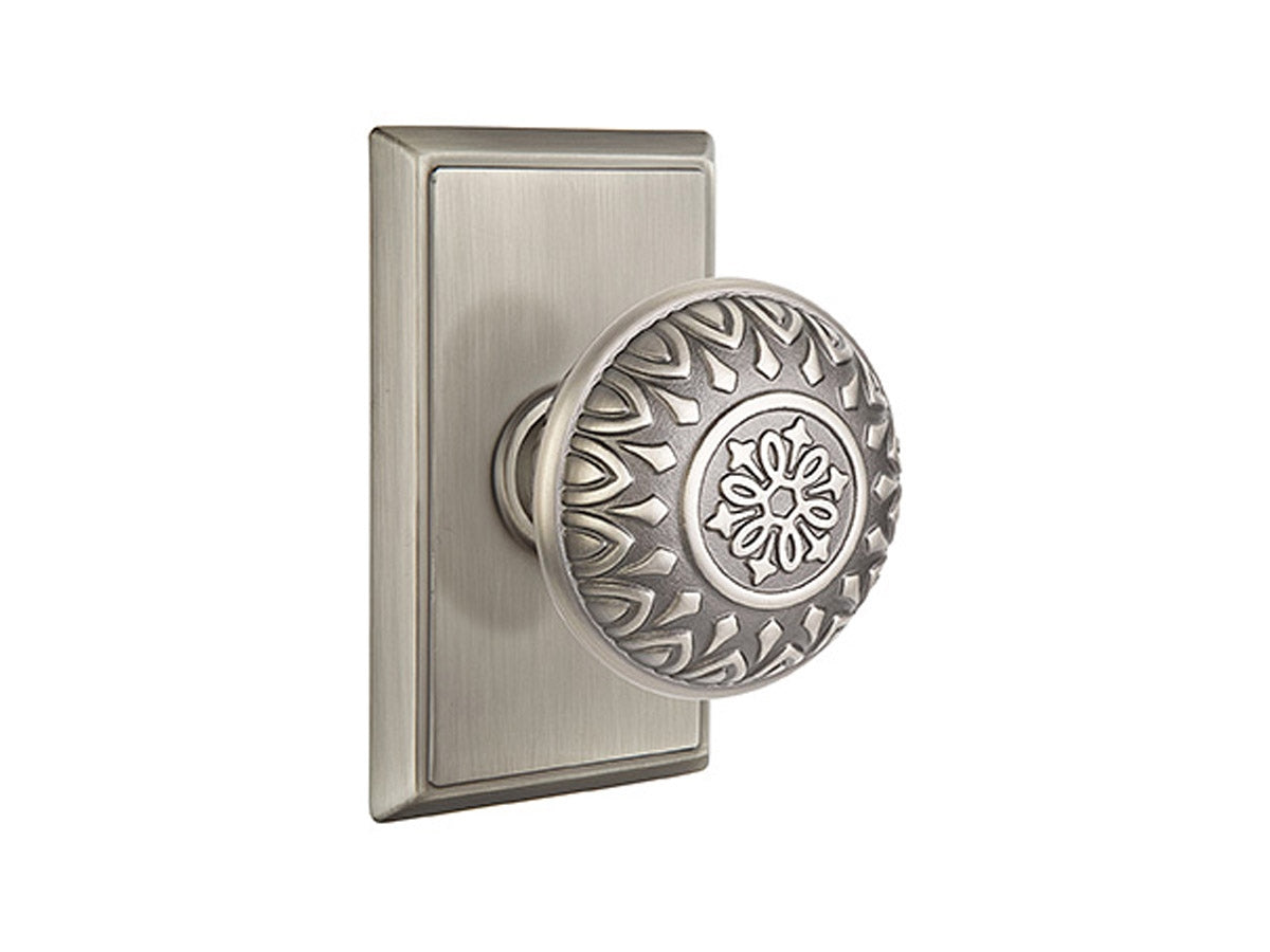 Emtek Lancaster Brass Knob Pewter US15A
