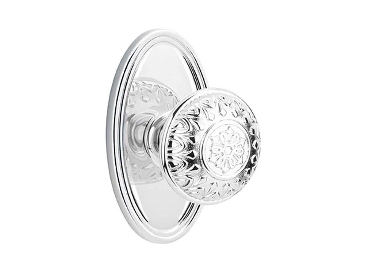 Emtek Lancaster Brass Knob Polished Chrome US26