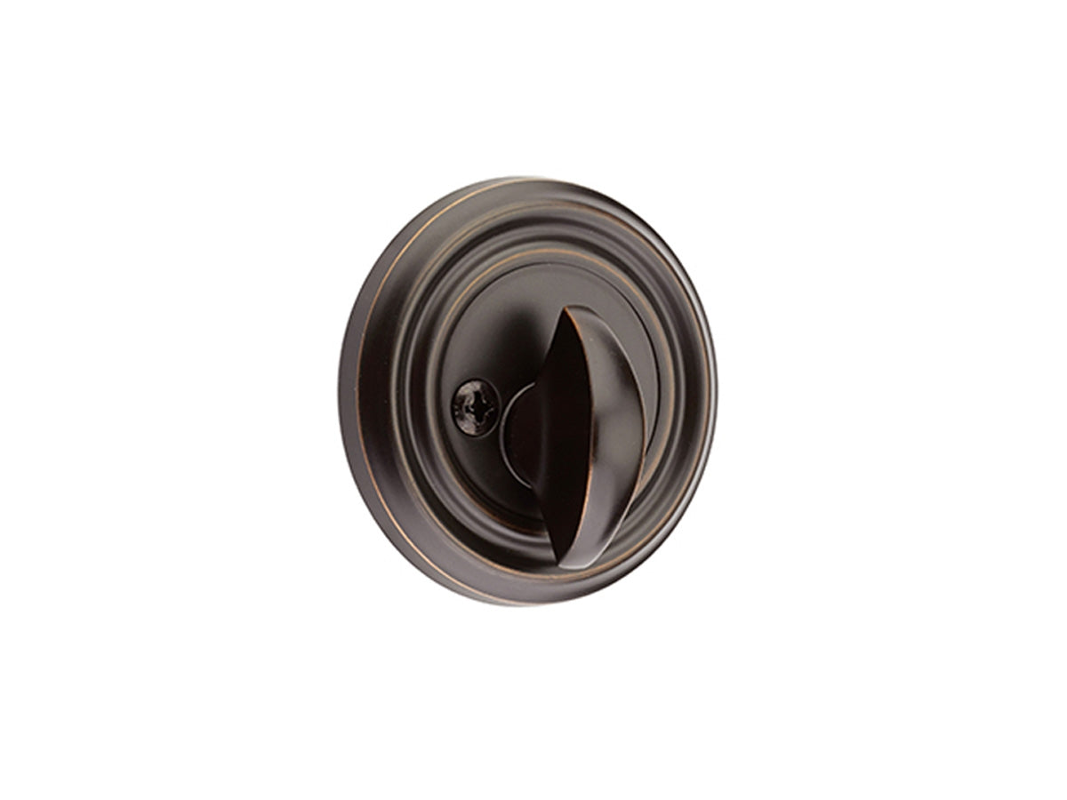 Emtek Brass Low Profile Deadbolt Oil Rubbed Bronze US10B
