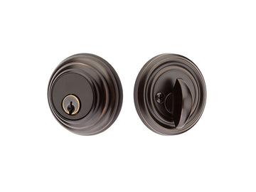 Emtek Brass Low Profile Deadbolt Oil Rubbed Bronze US10B