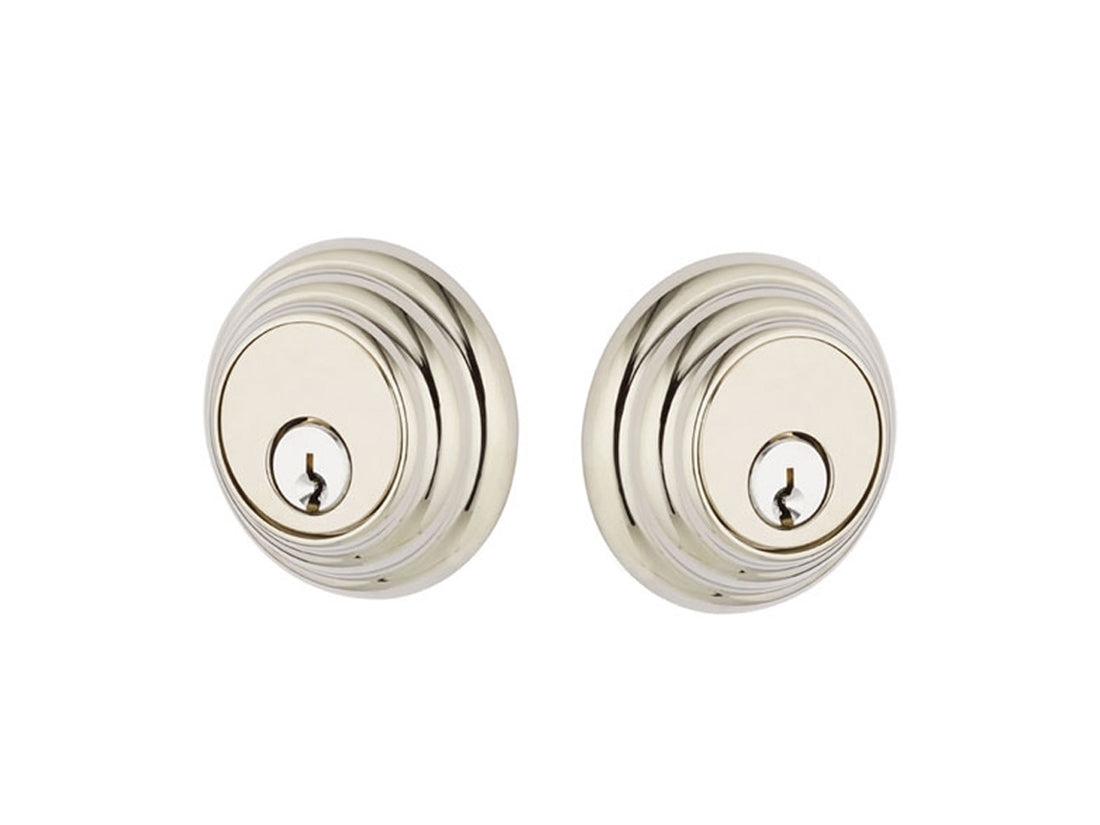 Emtek Brass Low Profile Deadbolt Polished Nickel US14