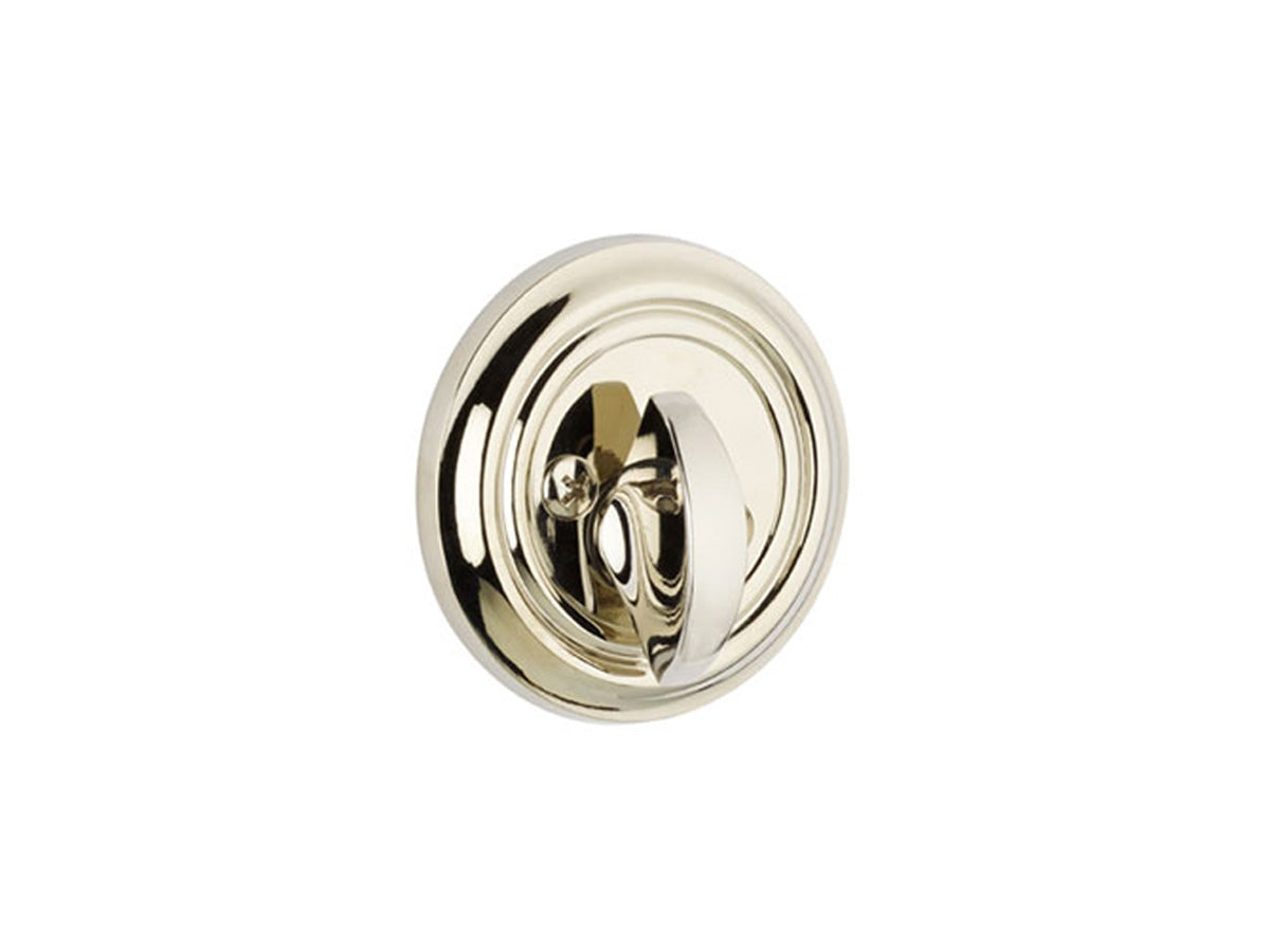 Emtek Brass Low Profile Deadbolt Polished Nickel US14