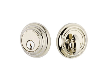 Emtek Brass Low Profile Deadbolt Polished Nickel US14