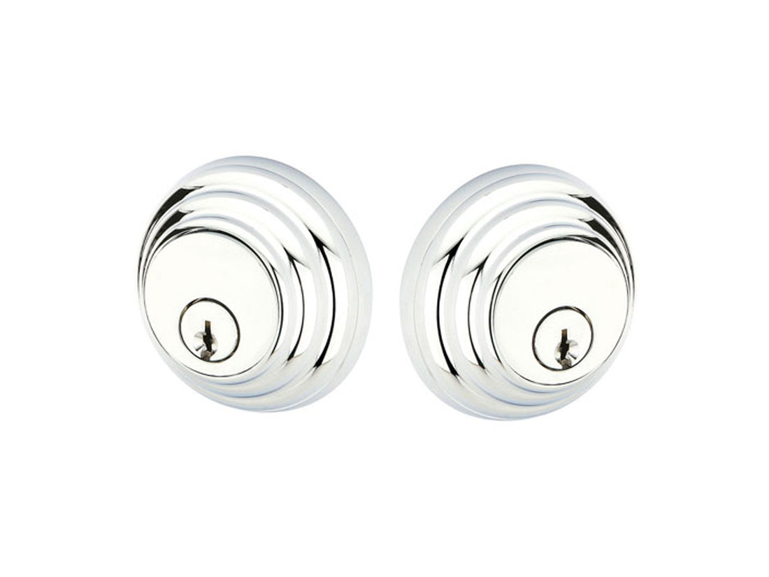 Emtek Brass Low Profile Deadbolt Polished Chrome US26