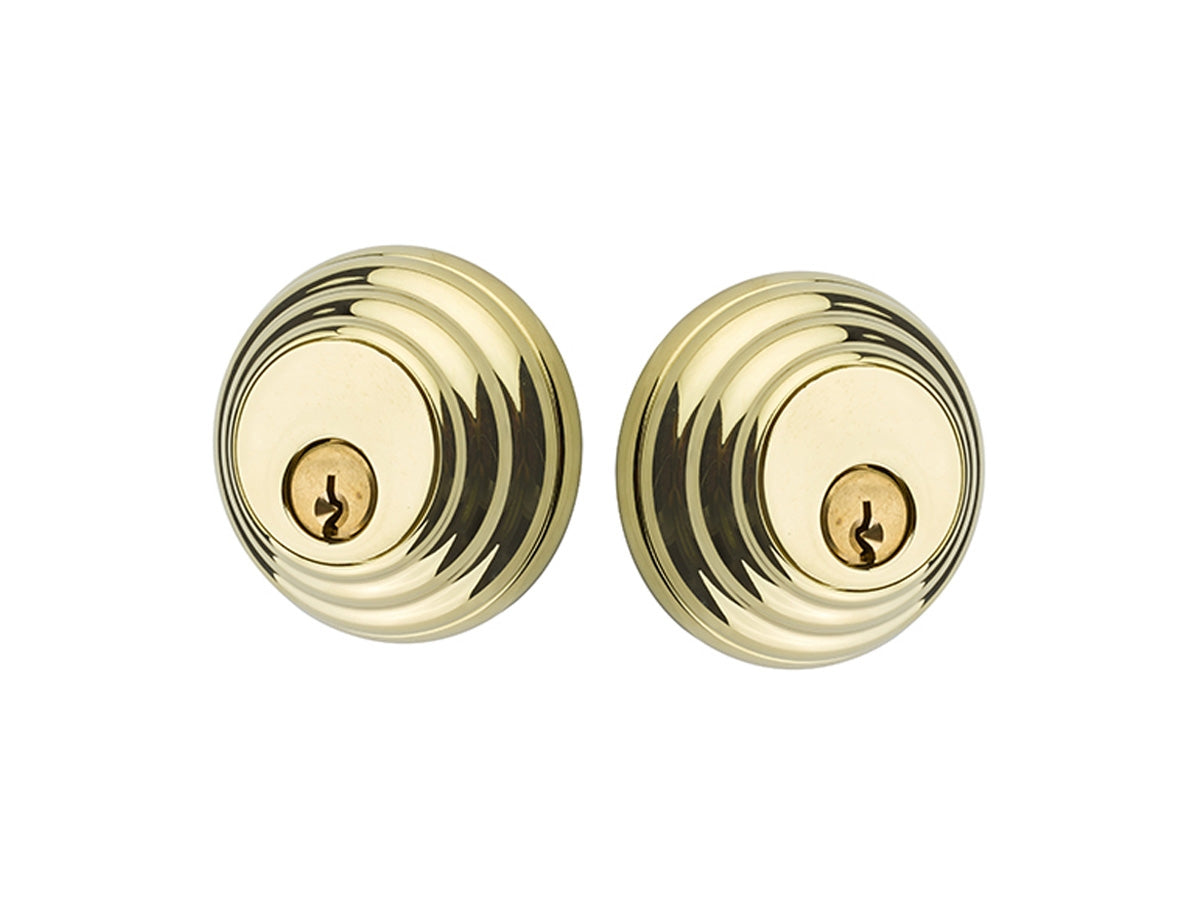 Emtek Brass Low Profile Deadbolt Polished Brass US3