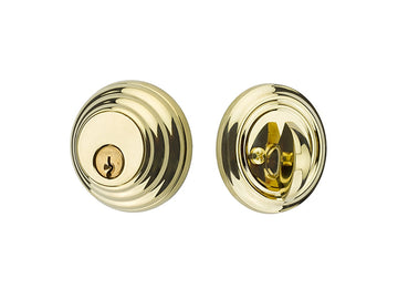 Emtek Brass Low Profile Deadbolt Polished Brass US3