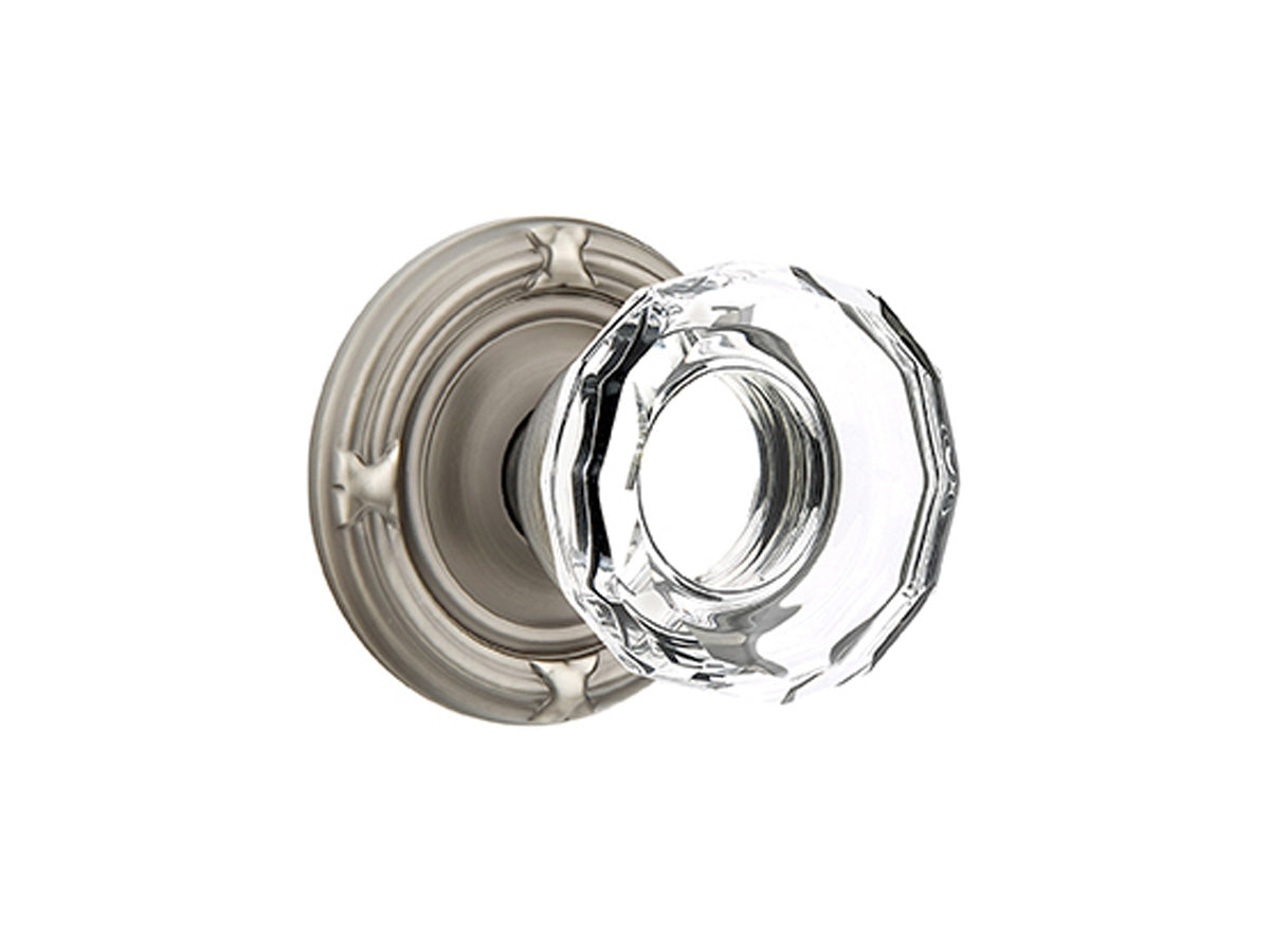 Emtek Lowell Crystal Knob Pewter US15A