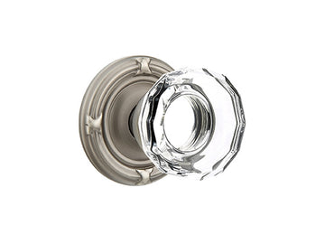 Emtek Lowell Crystal Knob Pewter US15A