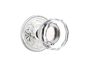 Emtek Lowell Crystal Knob Polished Chrome US26