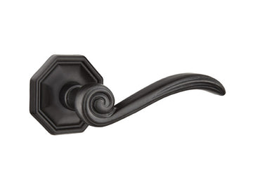 Emtek Medici Lever Flat Black Bronze Patina FB