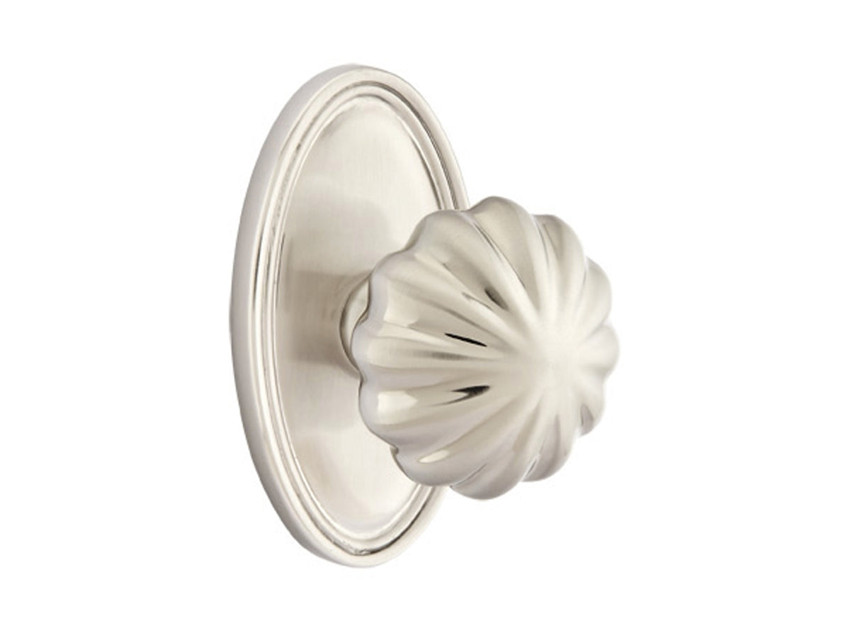 Emtek Melon Brass Knob Satin Nickel US15