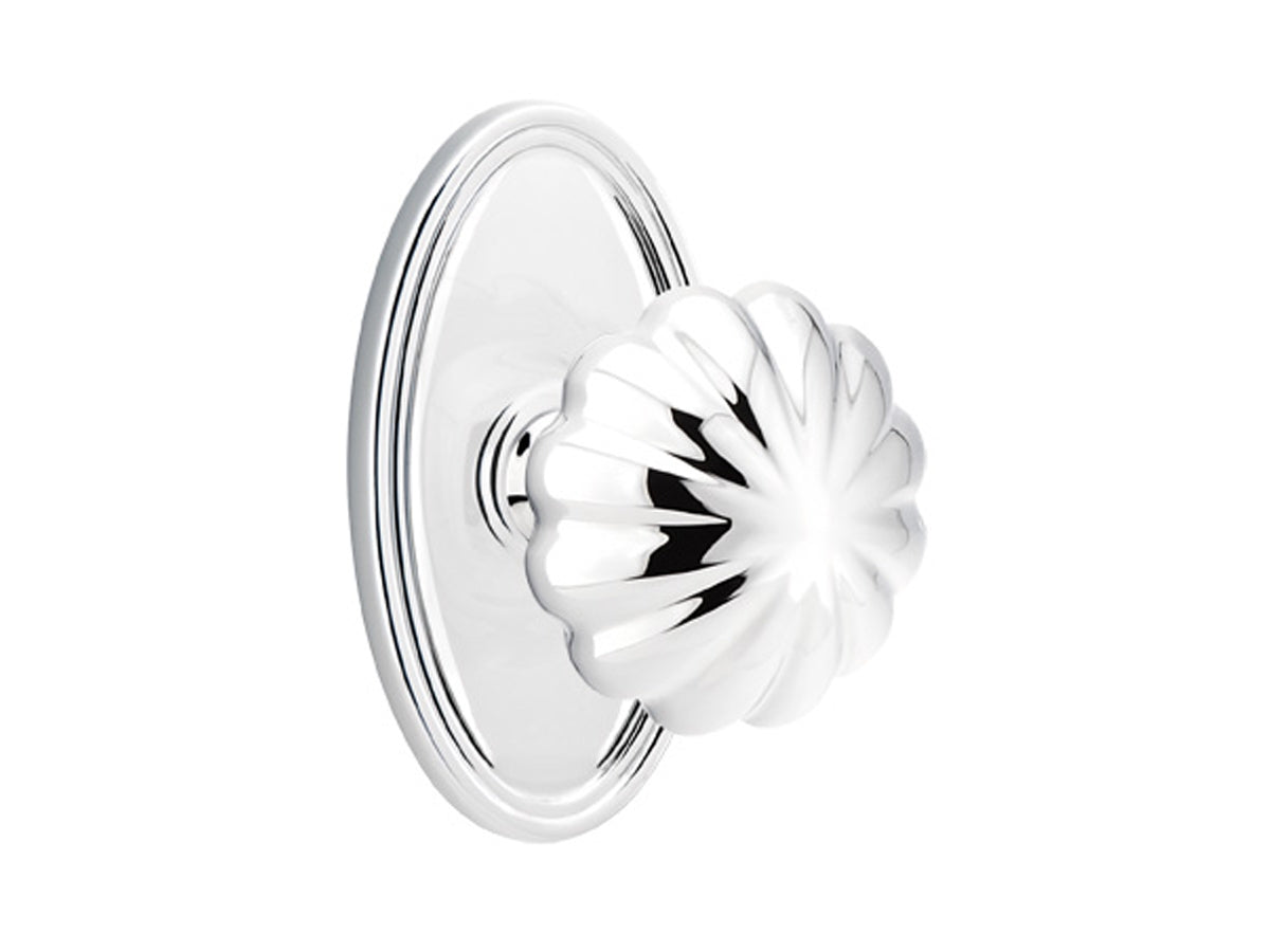 Emtek Melon Brass Knob Polished Chrome US26