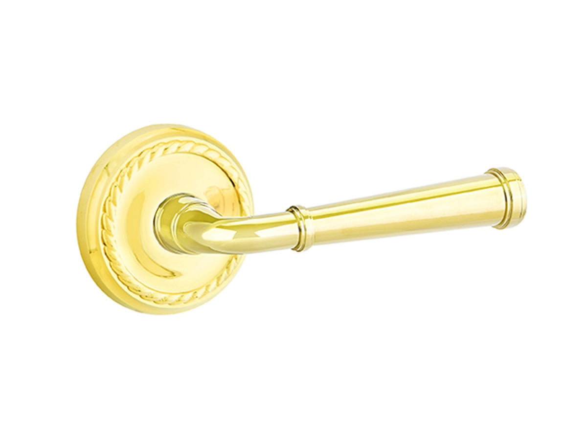 Emtek Merrimack Lever Polished Brass US3
