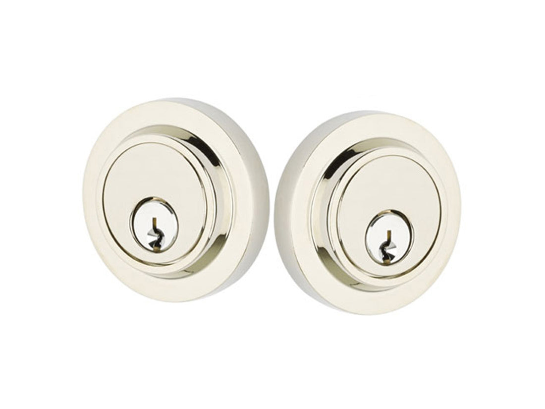 Emtek Brass Modern Deadbolt Polished Nickel US14