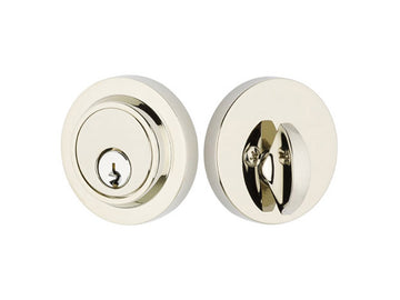 Emtek Brass Modern Deadbolt Polished Nickel US14