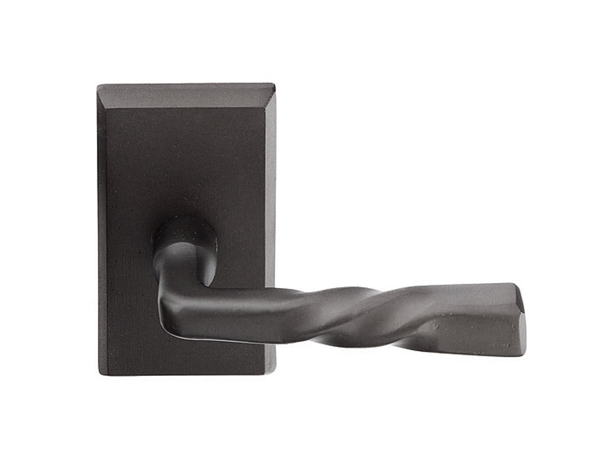 Emtek Montrose Lever Flat Black Bronze Patina FB