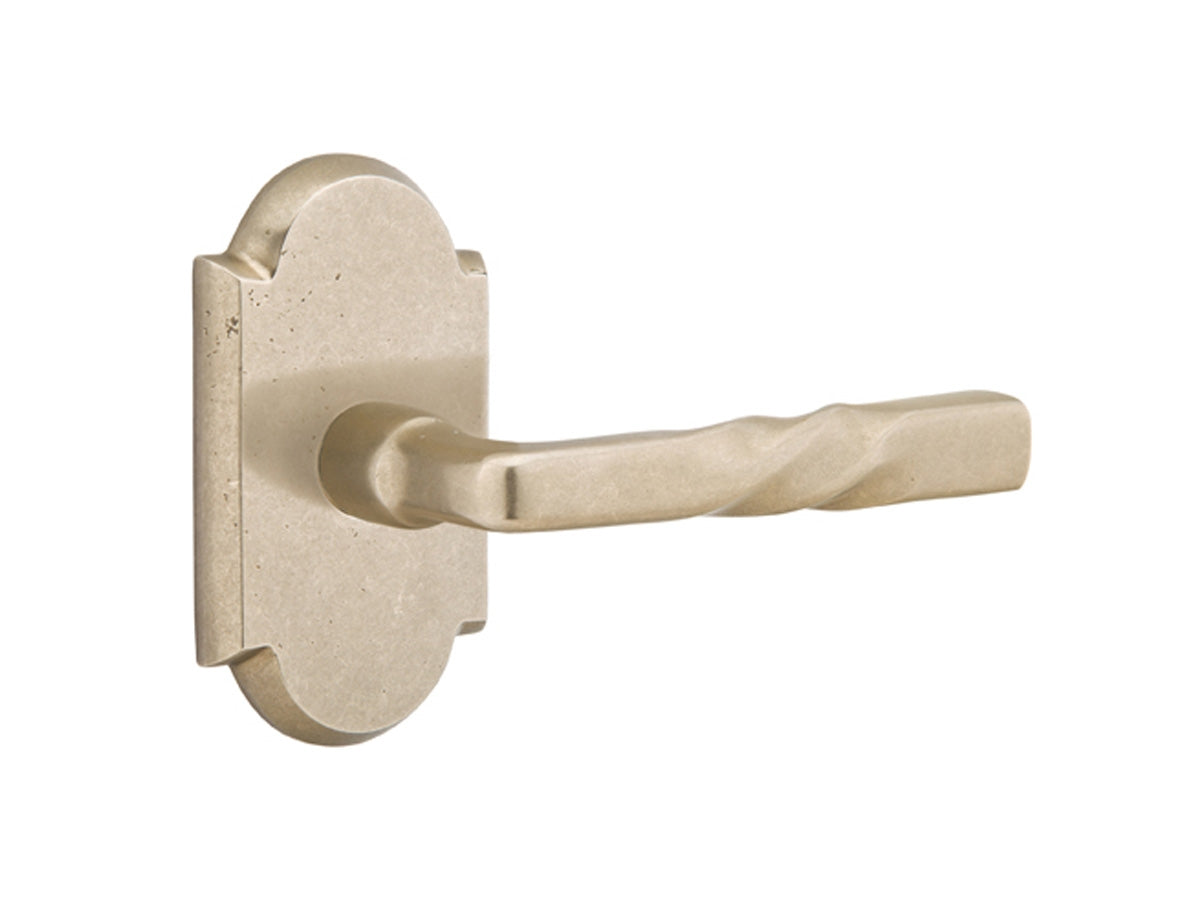 Emtek Montrose Lever Tumbled White Bronze TWB