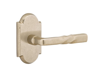 Emtek Montrose Lever Tumbled White Bronze TWB