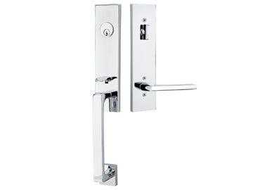 Emtek Mormont Mortise Entry Handleset Polished Chrome US26