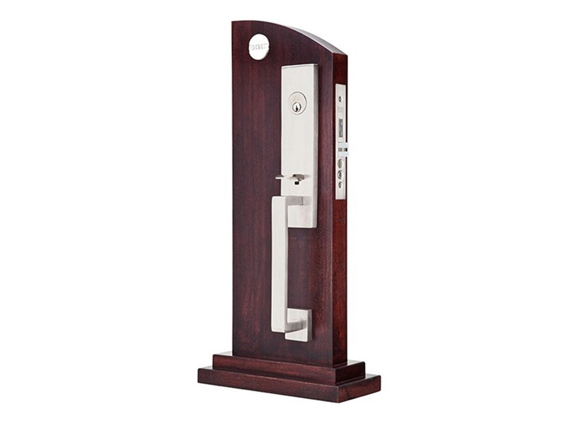 Emtek Mormont Stainless Steel Mortise Entry Handleset Brushed Stainless Steel SS