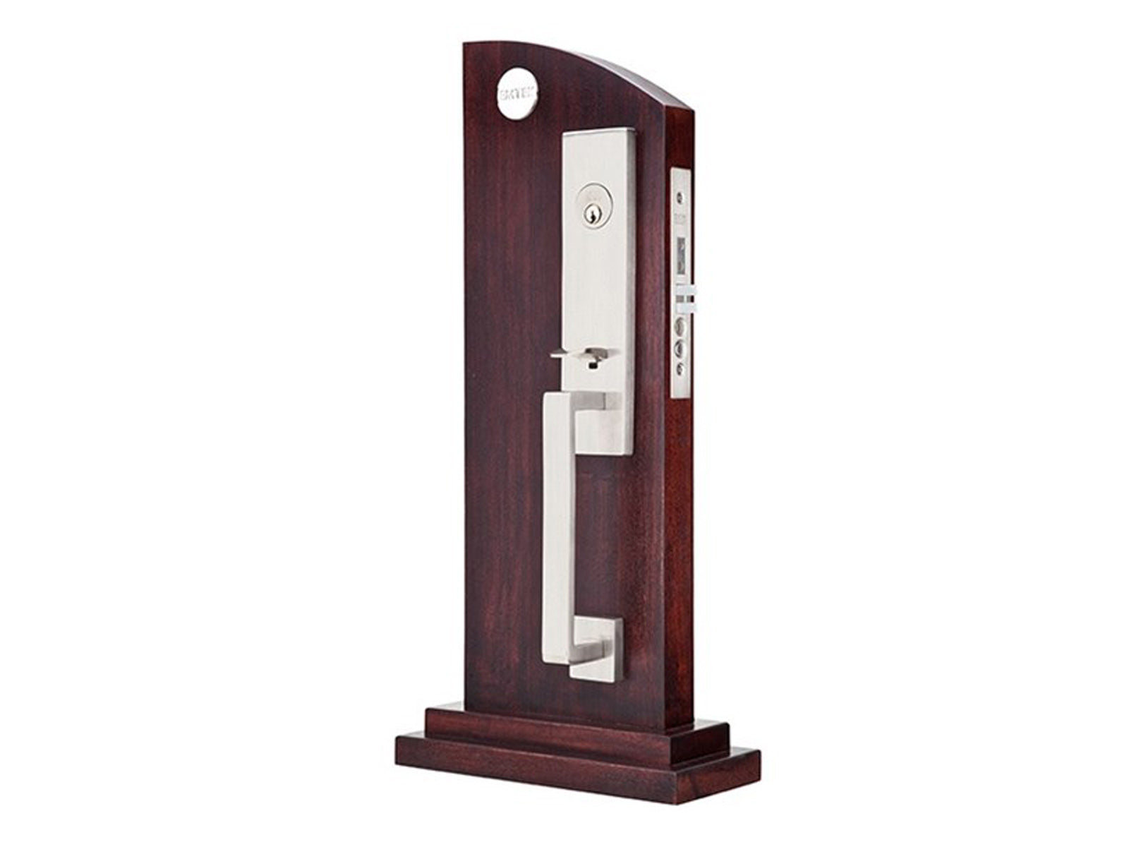 Emtek Mormont Stainless Steel Mortise Entry Handleset Brushed Stainless Steel SS