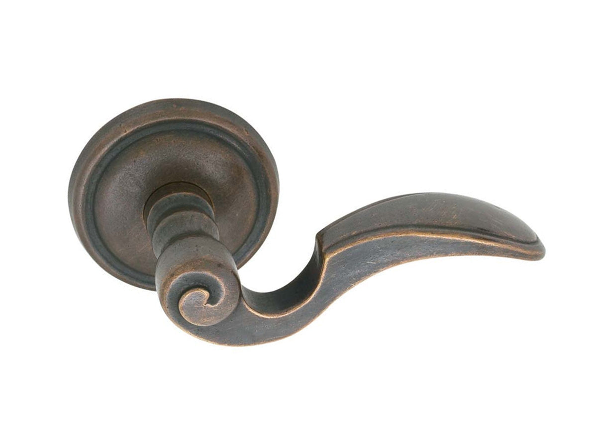 Emtek Napoli Lever Medium Bronze Patina MB