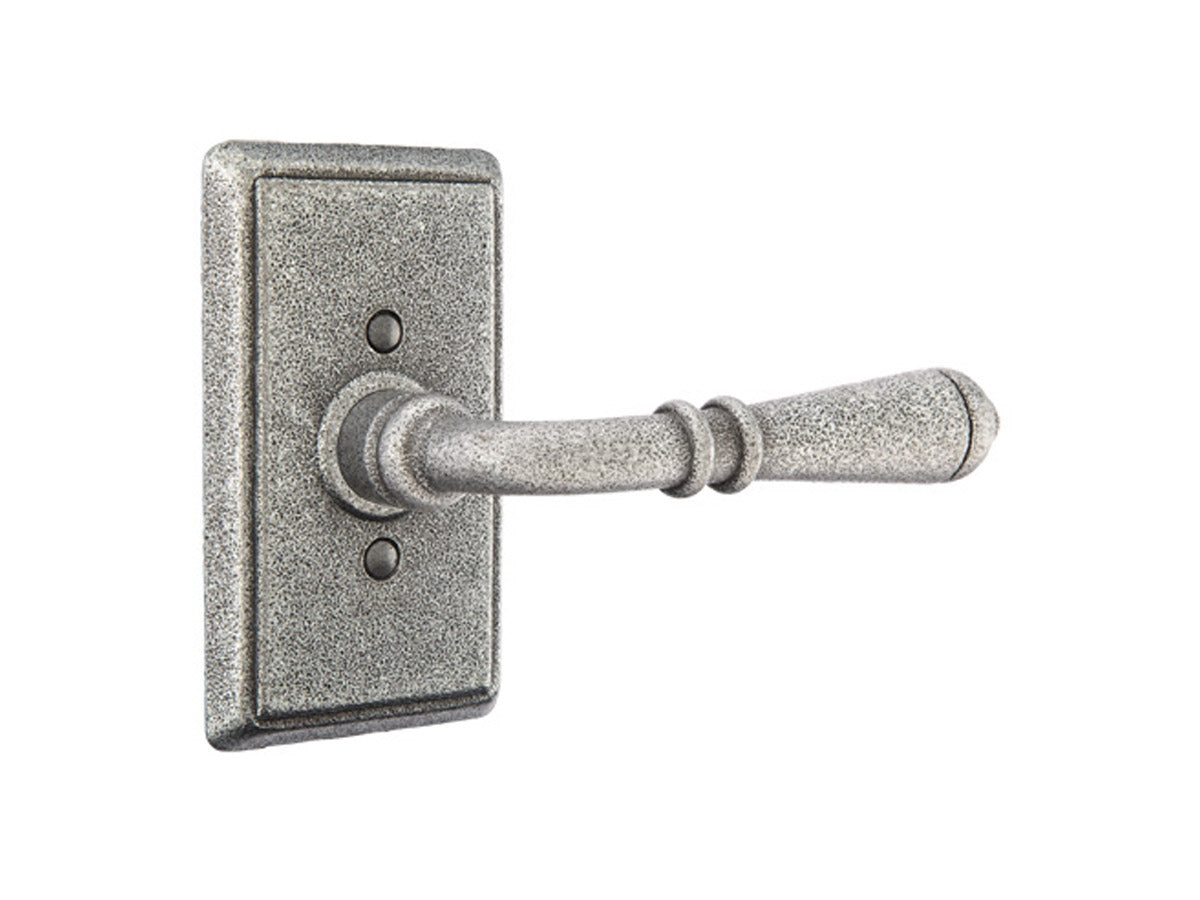 Emtek Normandy Lever Satin Steel SWS
