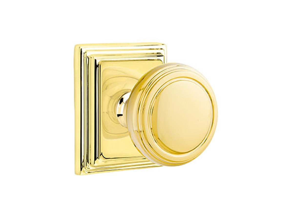 Emtek Norwich Brass Knob Polished Brass US3